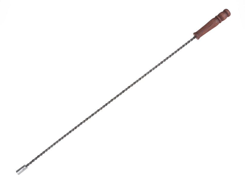 Ronde stalen schoorsteenborstel PVC 250 mm
