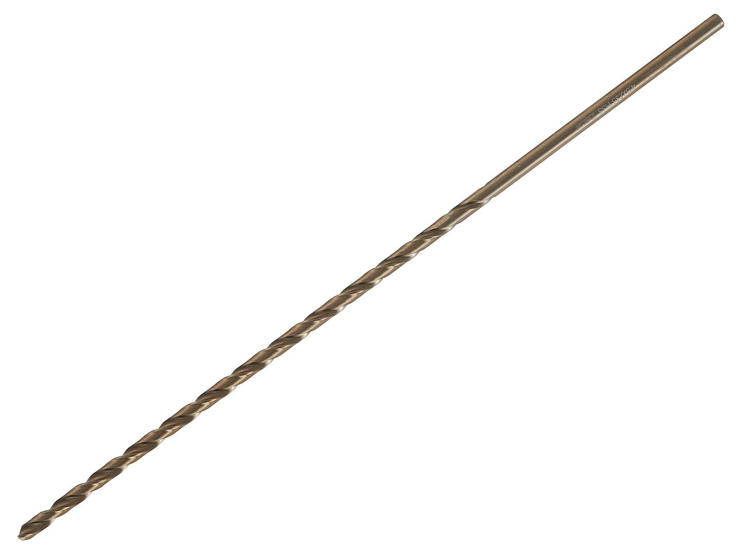 Lang HSS DIN1869 5.0 x 195mm goud metaaldraaiboor