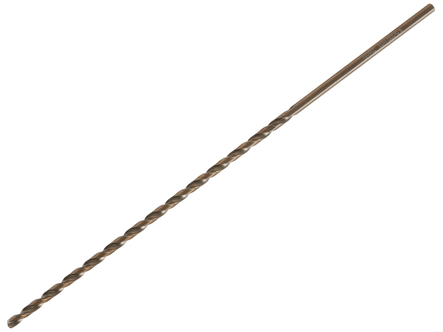 Lang HSS DIN1869 6.5 x 275mm goud metaaldraaiboor