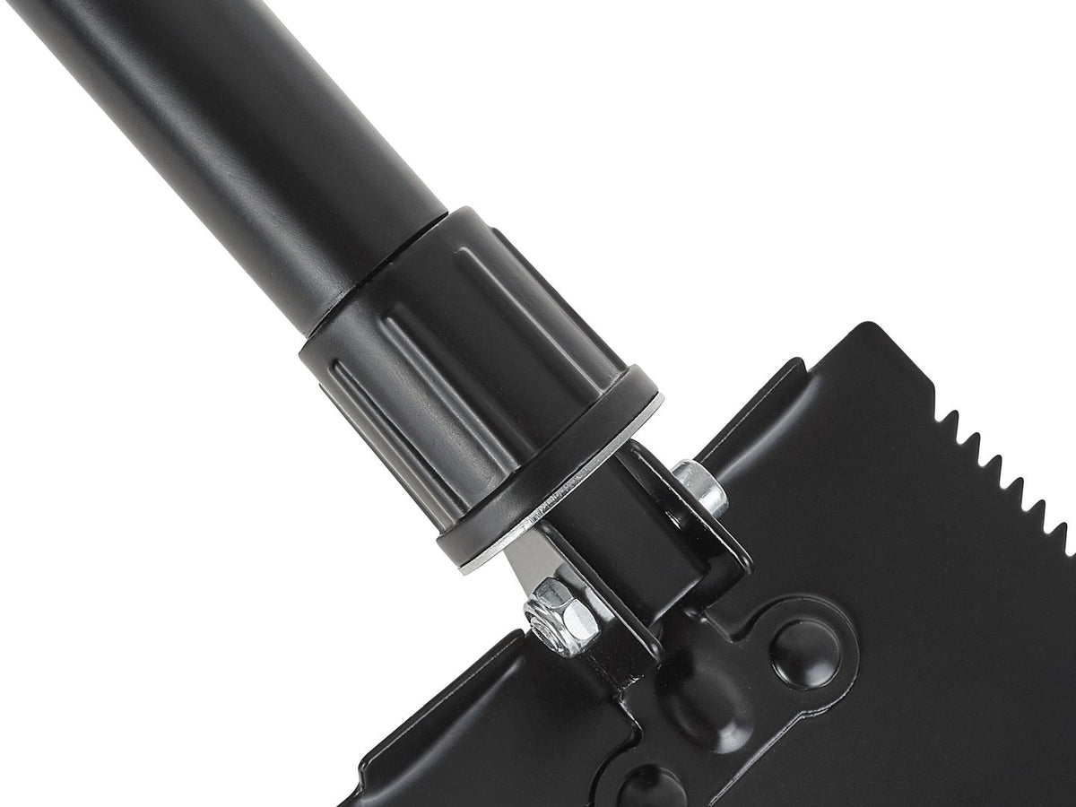 5-in-1 tactische opvouwbare schop ZWARTE SURVIVAL SERIE