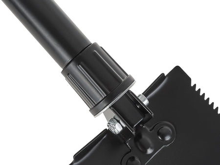 5-in-1 tactische opvouwbare schop ZWARTE SURVIVAL SERIE