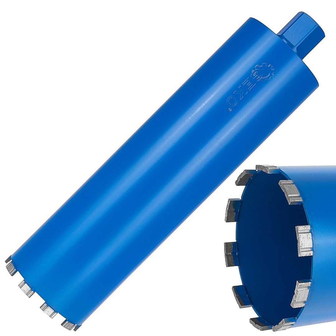 Diamantboorkroon 132x10x450mm 11T 1.1/4"