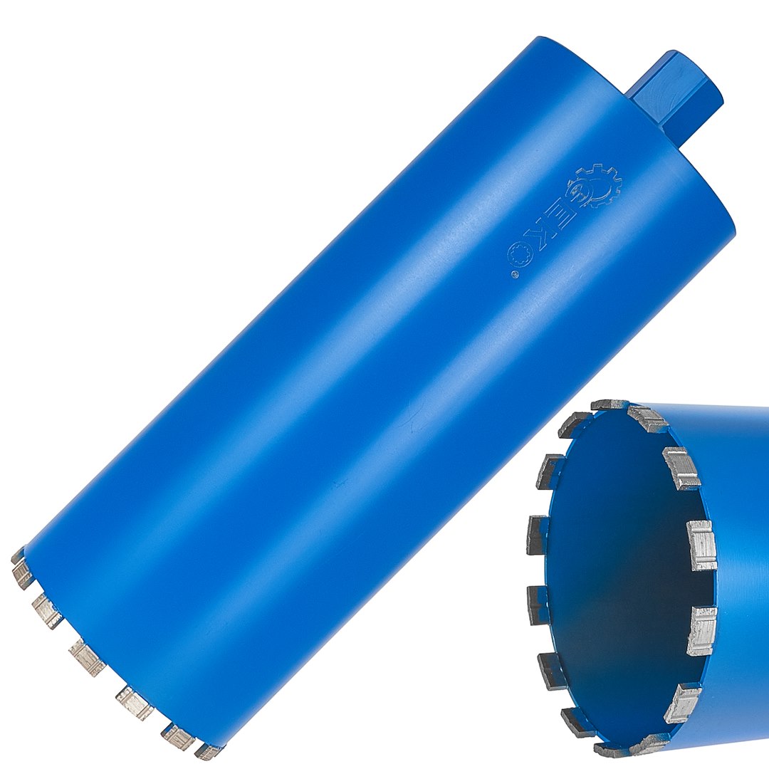 Diamantboorkroonboor voor droog en nat boren 182x10x450mm 16T 1.1/4" (2)