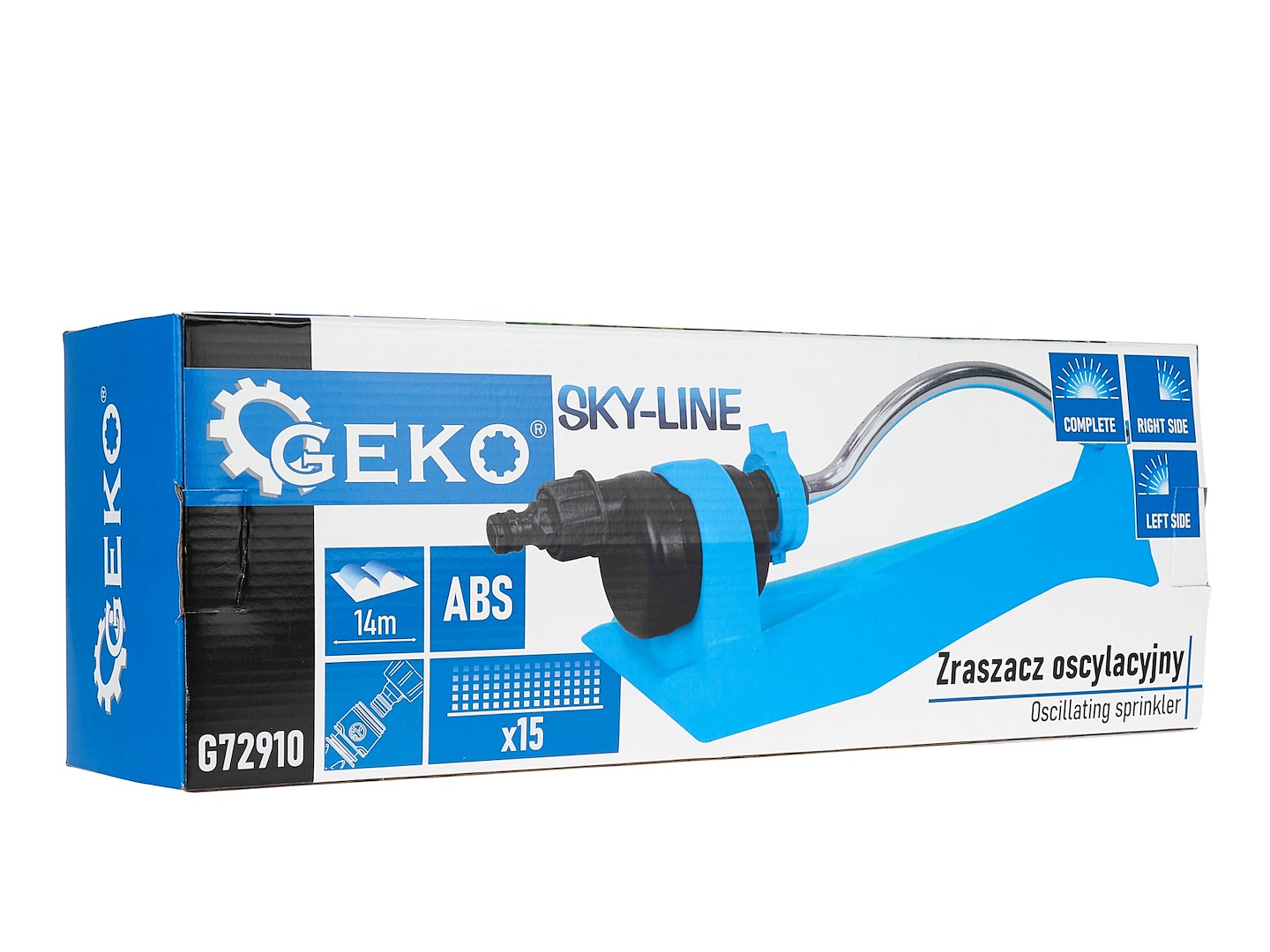 Verstelbare impuls sprinkler SKY-LINE serie