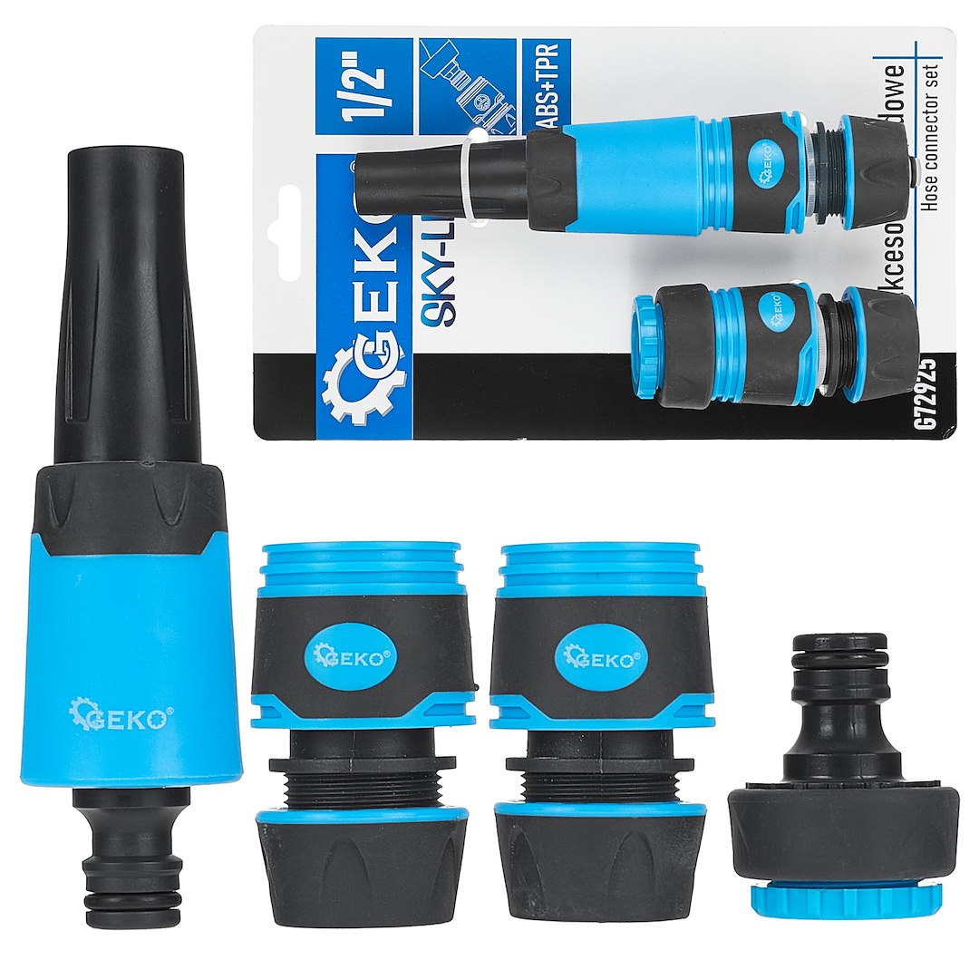 3/4" 4 stuks tuinslang aansluitset SKY-LINE serie