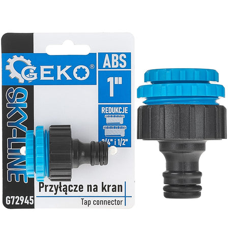 1" kraanadapter met 3/4" & 1/2" reduceren SKY-LINE serie – displaydoos