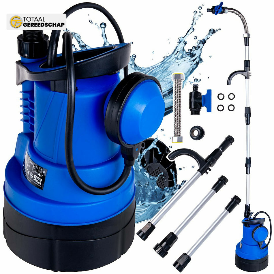 Submersible barrel rainwater pump with floater 400W