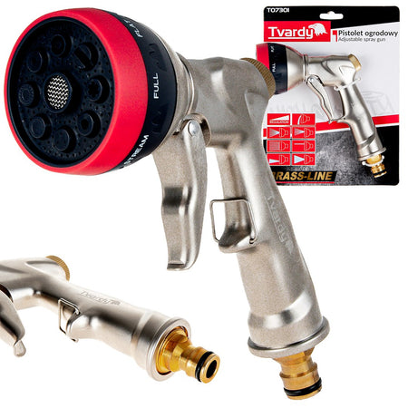 Verstelbare tuinslangtuit BRASS-LINE serie