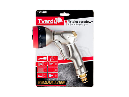 Verstelbare tuinslangtuit BRASS-LINE serie