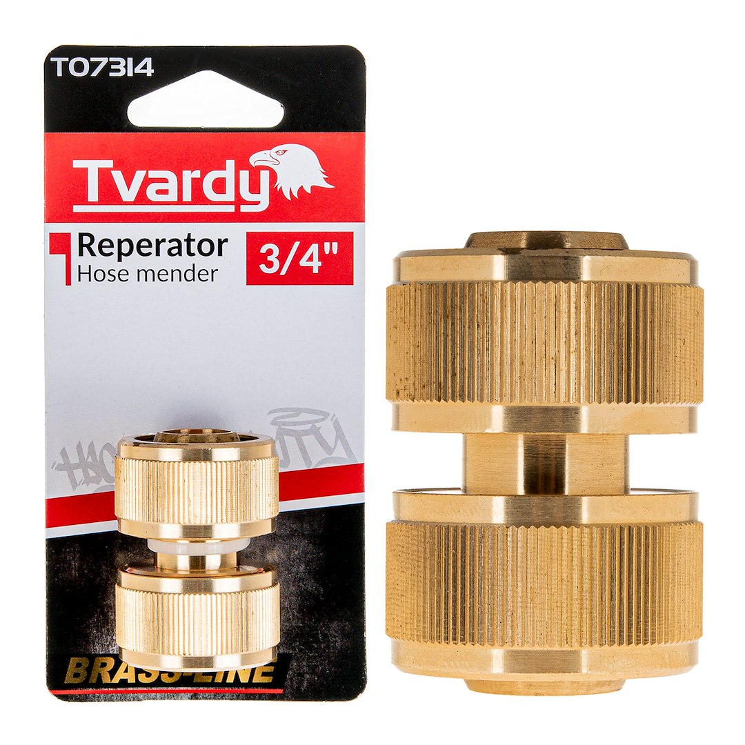 1/2" waterstop slangconnector BRASS-LINE serie