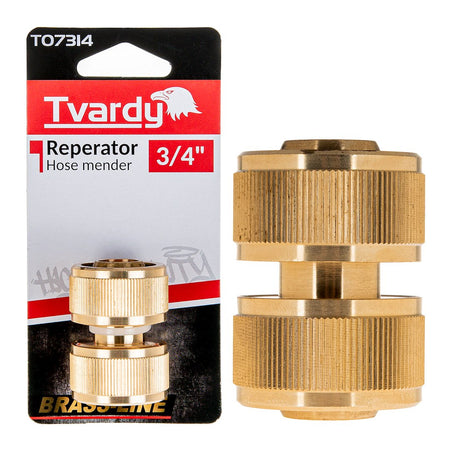 1/2" waterstop slangconnector BRASS-LINE serie