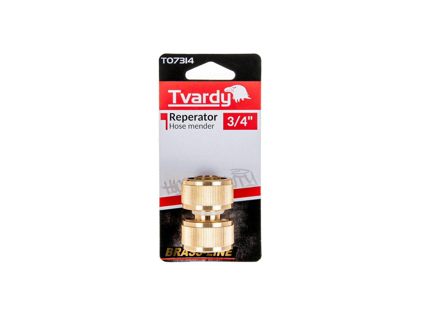 1/2" waterstop slangconnector BRASS-LINE serie