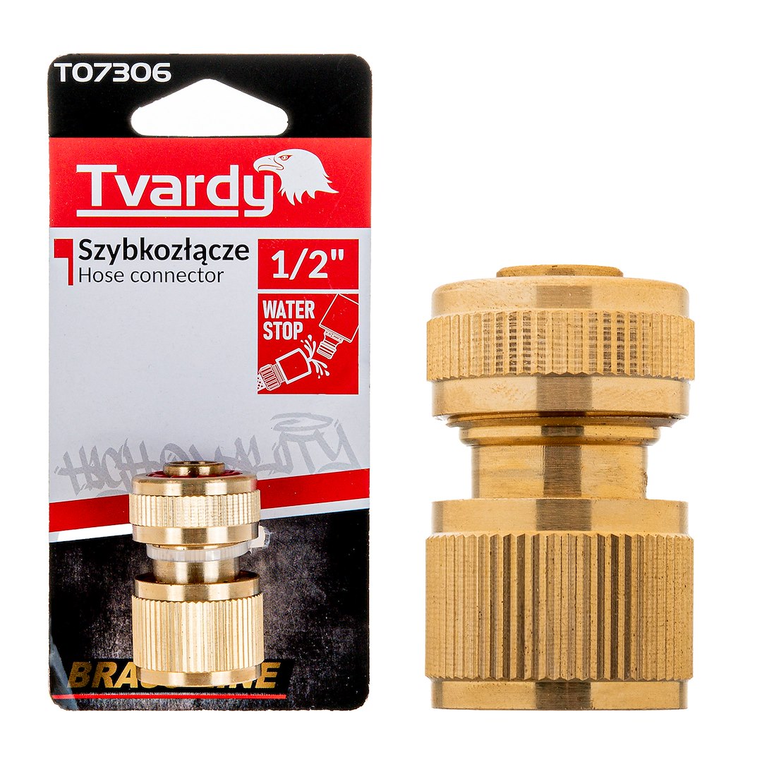3/4" waterstop slangconnector BRASS-LINE serie