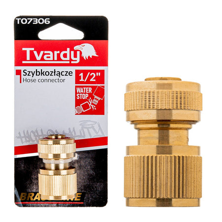 3/4" waterstop slangconnector BRASS-LINE serie