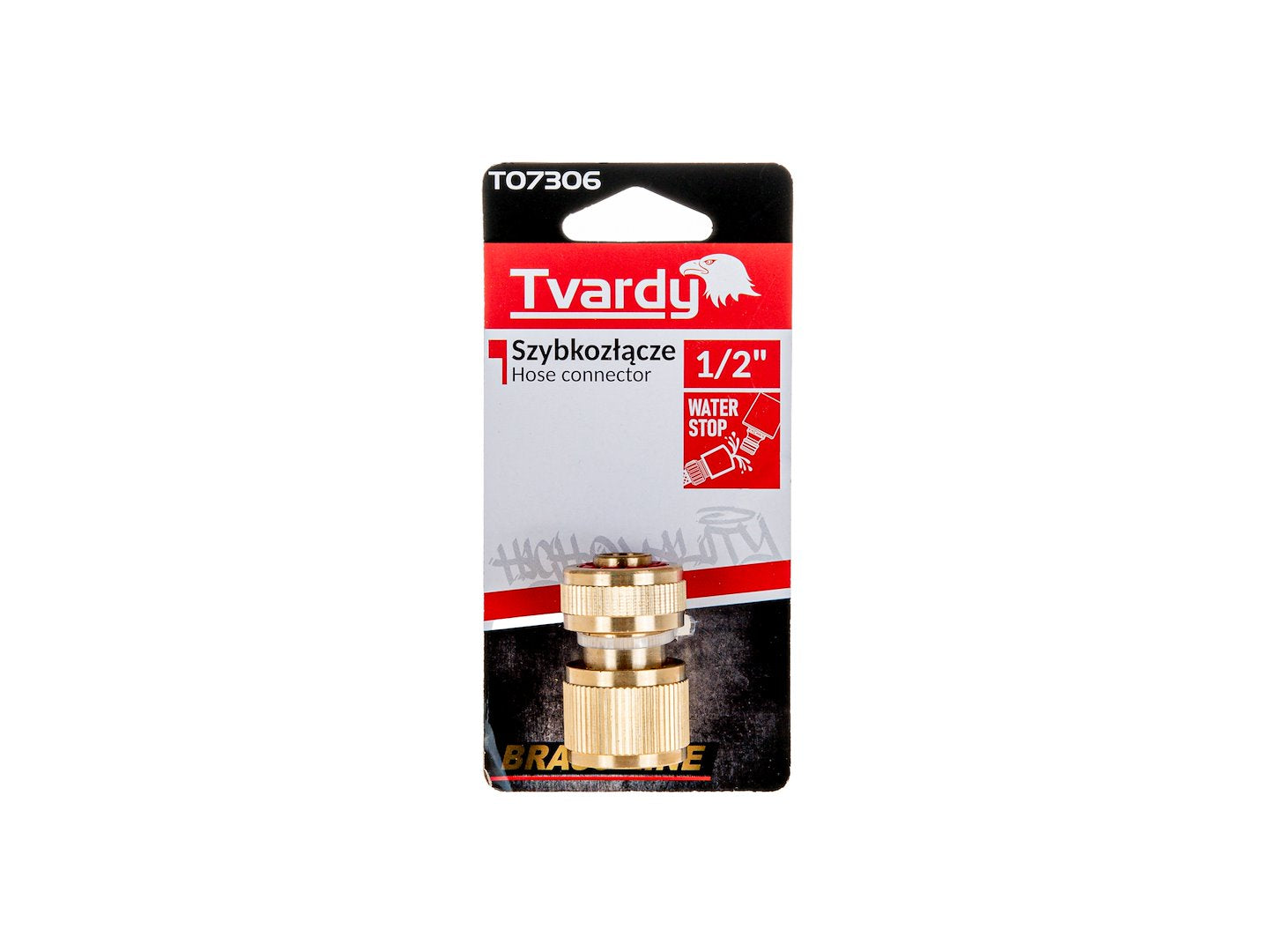 3/4" waterstop slangconnector BRASS-LINE serie
