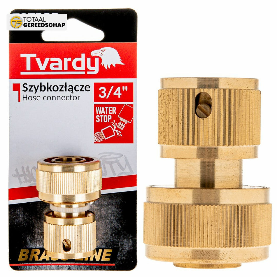 3/4" waterstop hose connector BRASS-LINE series