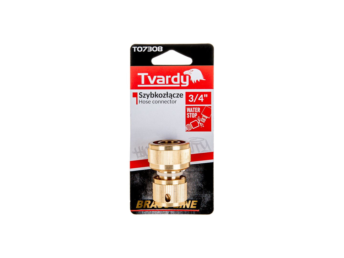 1/2" slangconnector BRASS-LINE serie