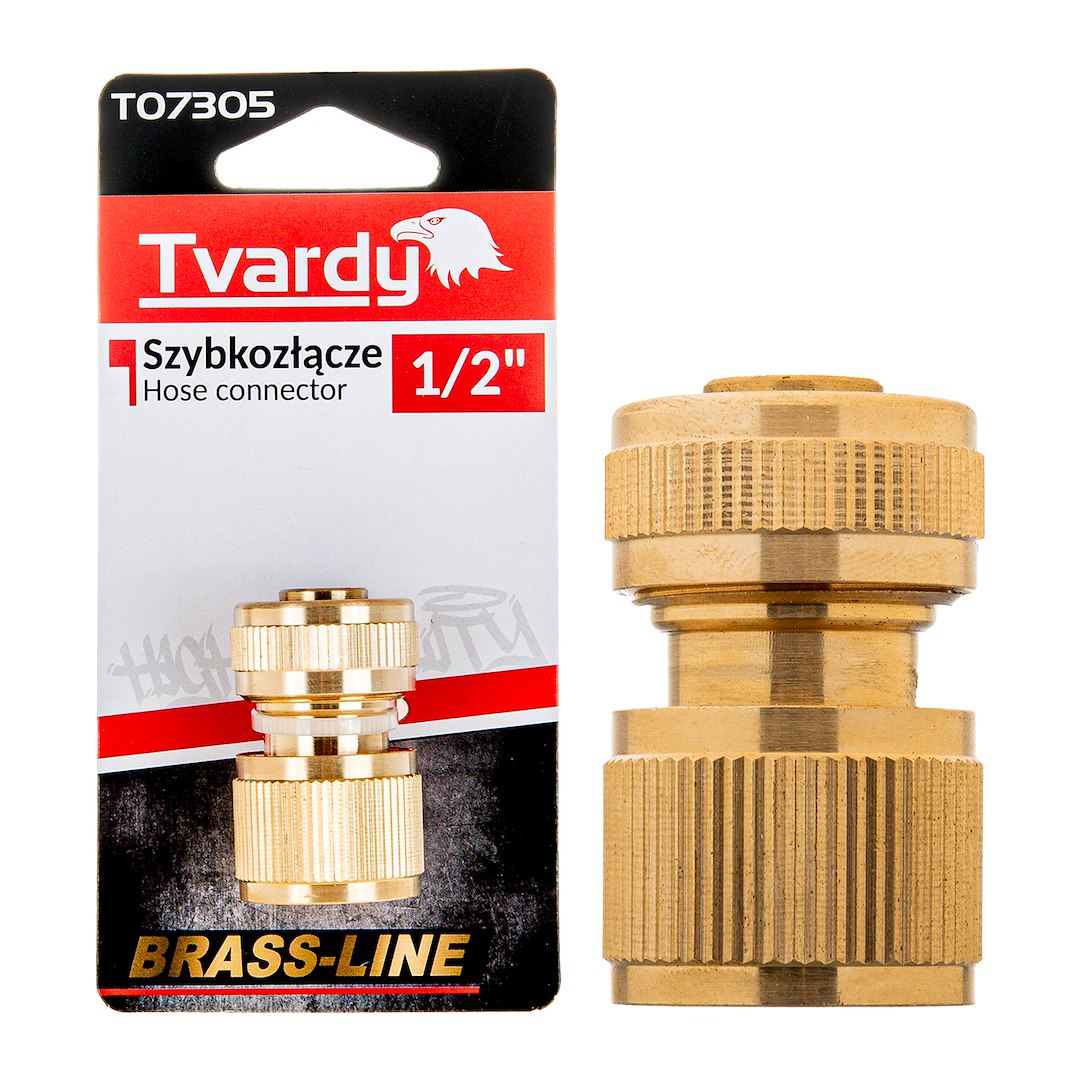 3/4" slangconnector BRASS-LINE serie