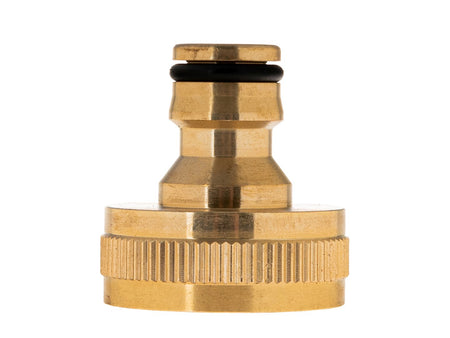 3/4" kraanaansluiting met 1/2" reducer BRASS-LINE serie
