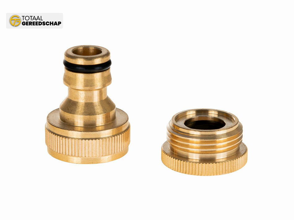 3/4" tap connector with 1/2" reducer BRASS-LINE series