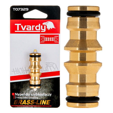 3-weg slangkoppeling BRASS-LINE serie