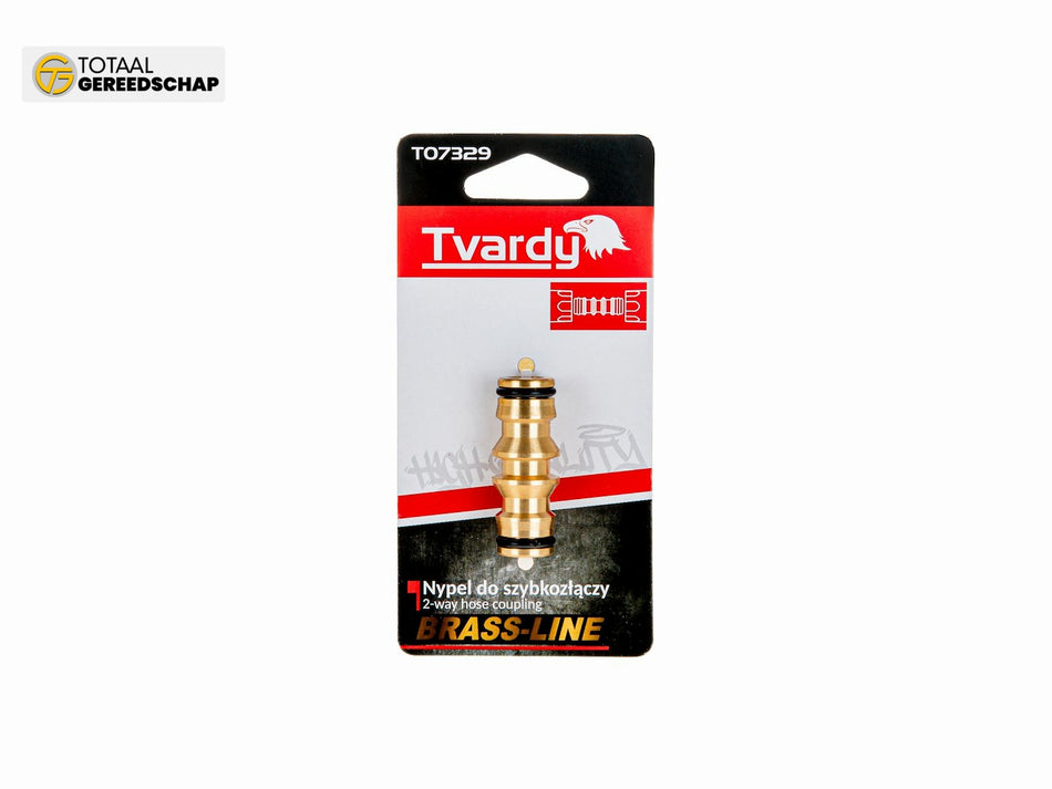 2-way hose coupling BRASS-LINE series