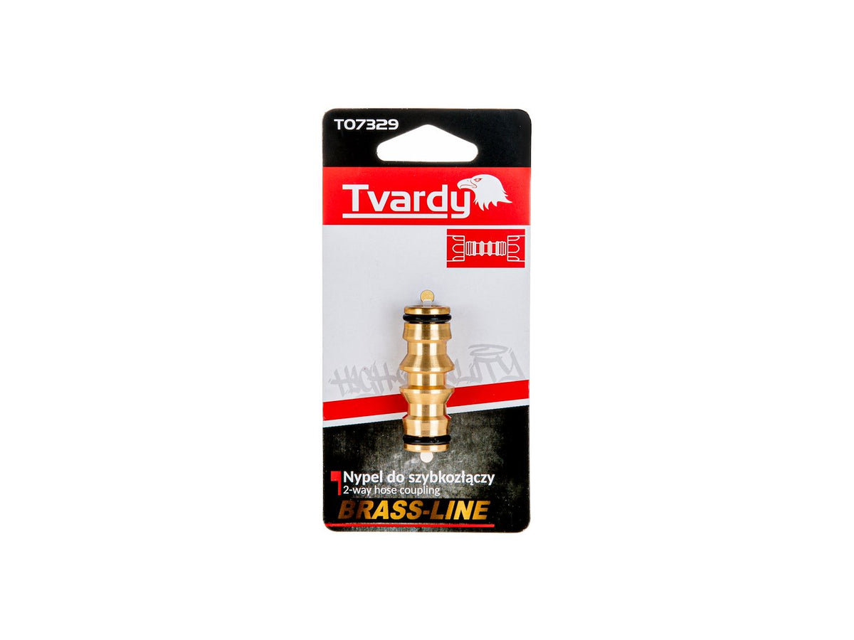 3-weg slangkoppeling BRASS-LINE serie