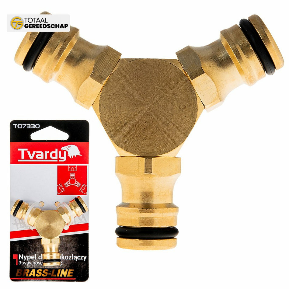 3-way hose coupling BRASS-LINE series
