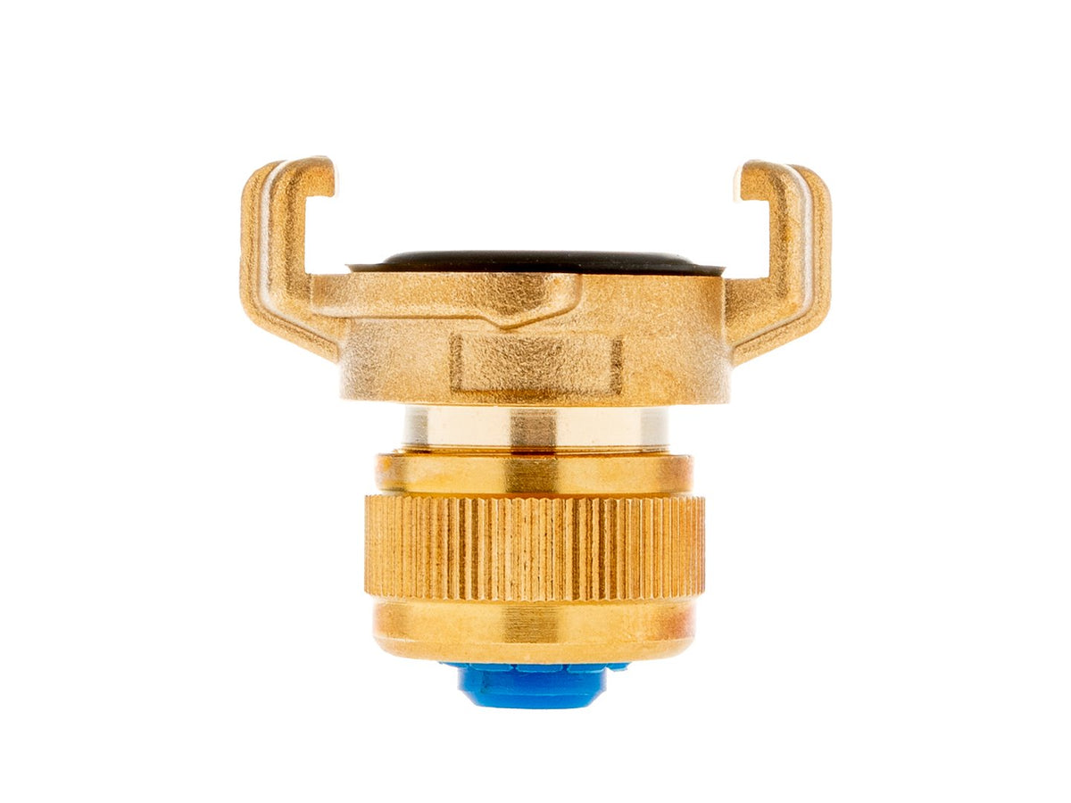Messing koppeling compatibel met GEKA-koppeling – voor 3/4" slang
