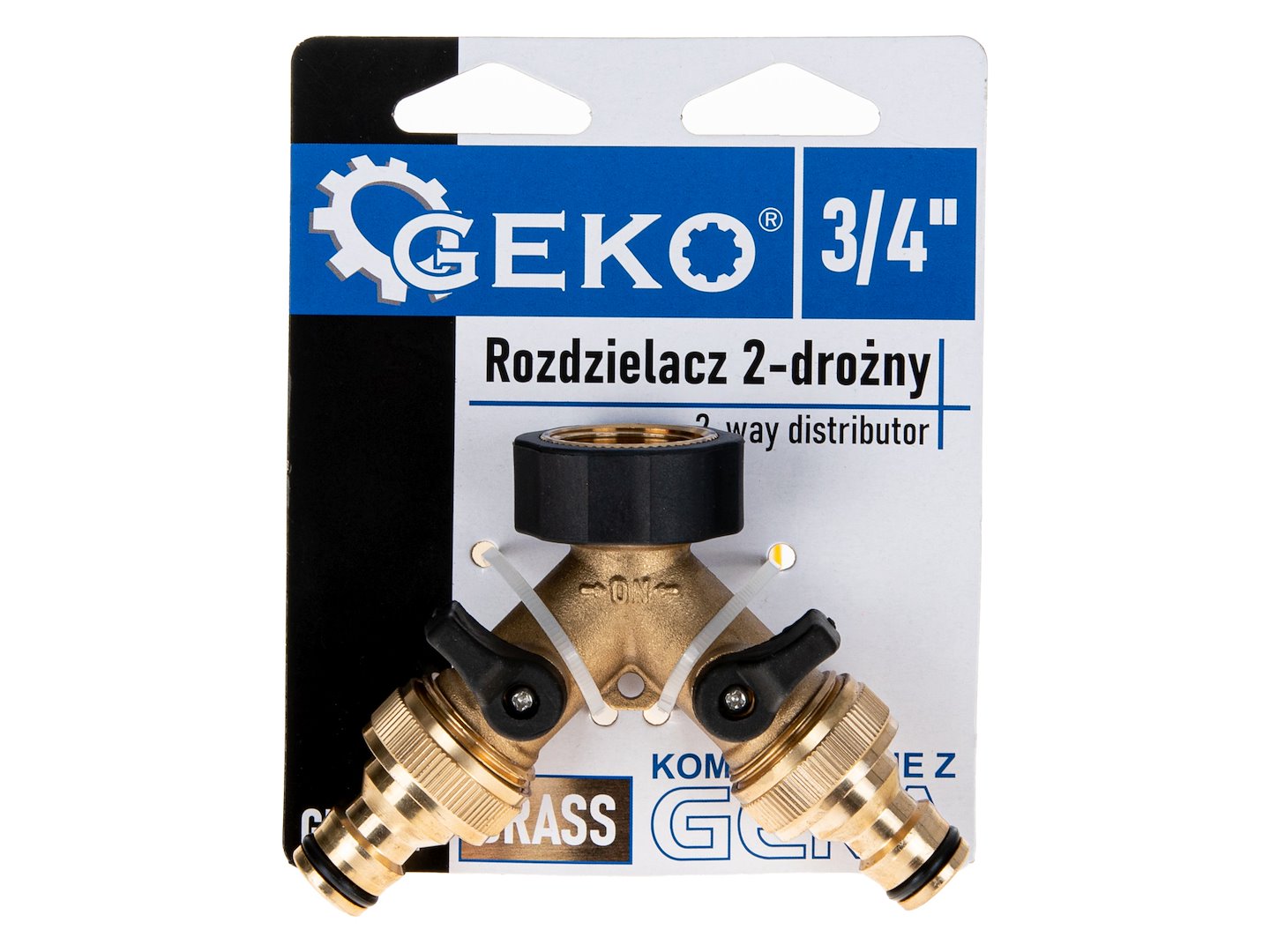 Verstelbare sproeipistool BRASS-LINE serie