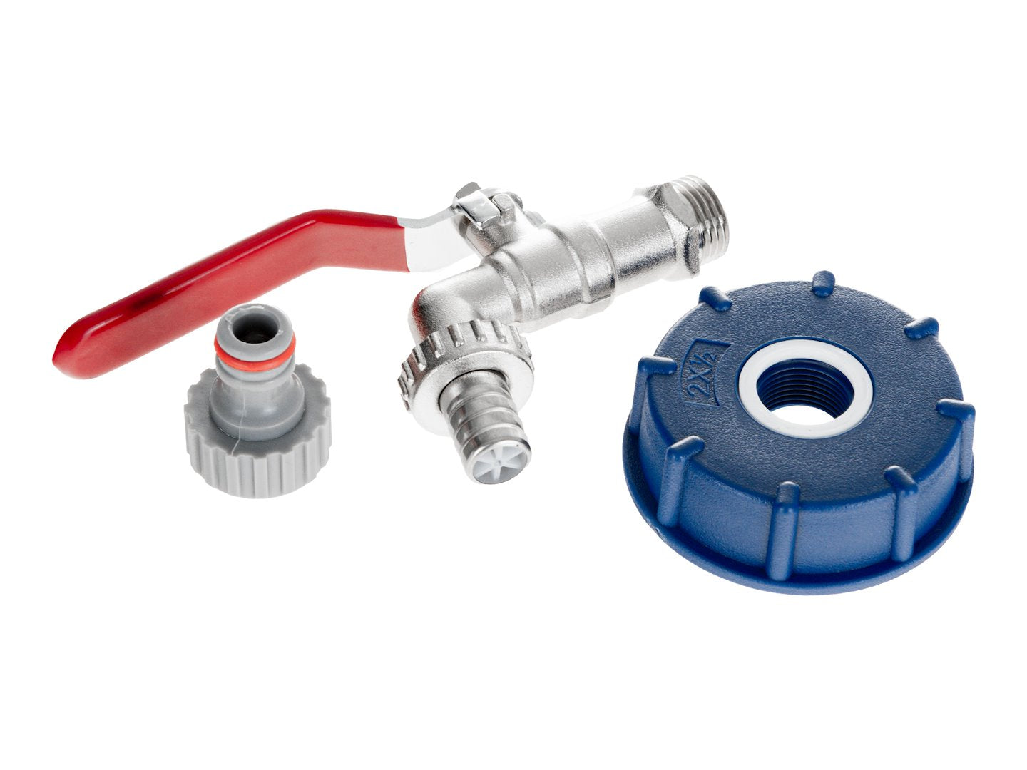 IBC-adapter S60x6 Vrouwelijk x 1/2" Vrouwelijk