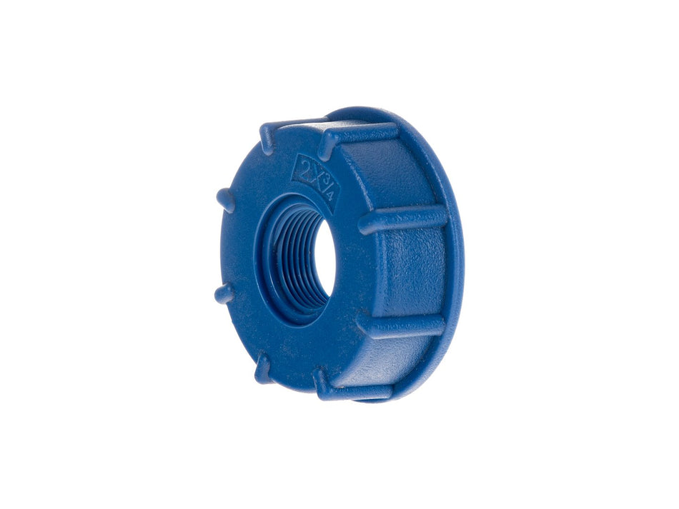 IBC-set - S60x6 adapter + 1/2'' kraan met 3/4'' buitendraad + slangkoppeling