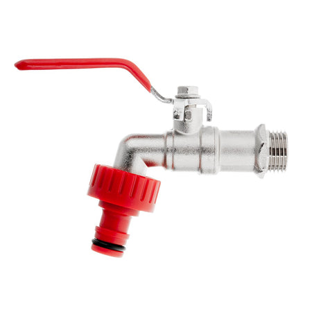 IBC-set – 3/4'' kraan met 1'' buitendraad + tuinslangkoppeling