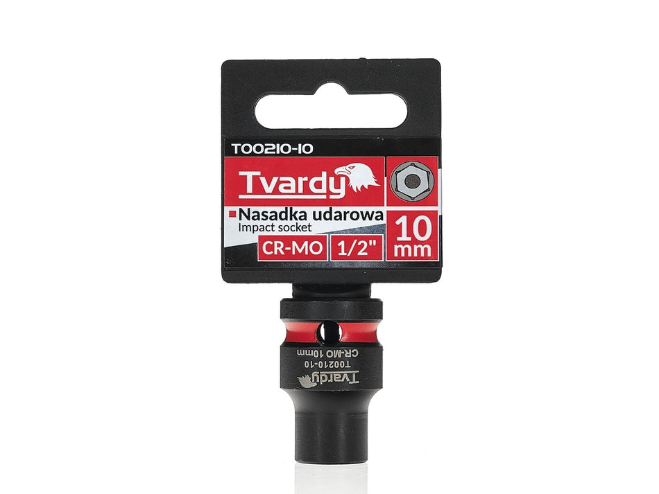 Slagmoersleuteldop 1/2" 6-kant 10mm CR-MO