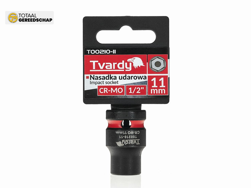 Impact socket  1/2" 6PT 11mm CR-MO