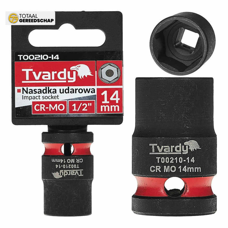 Impact socket  1/2" 6PT 14mm CR-MO