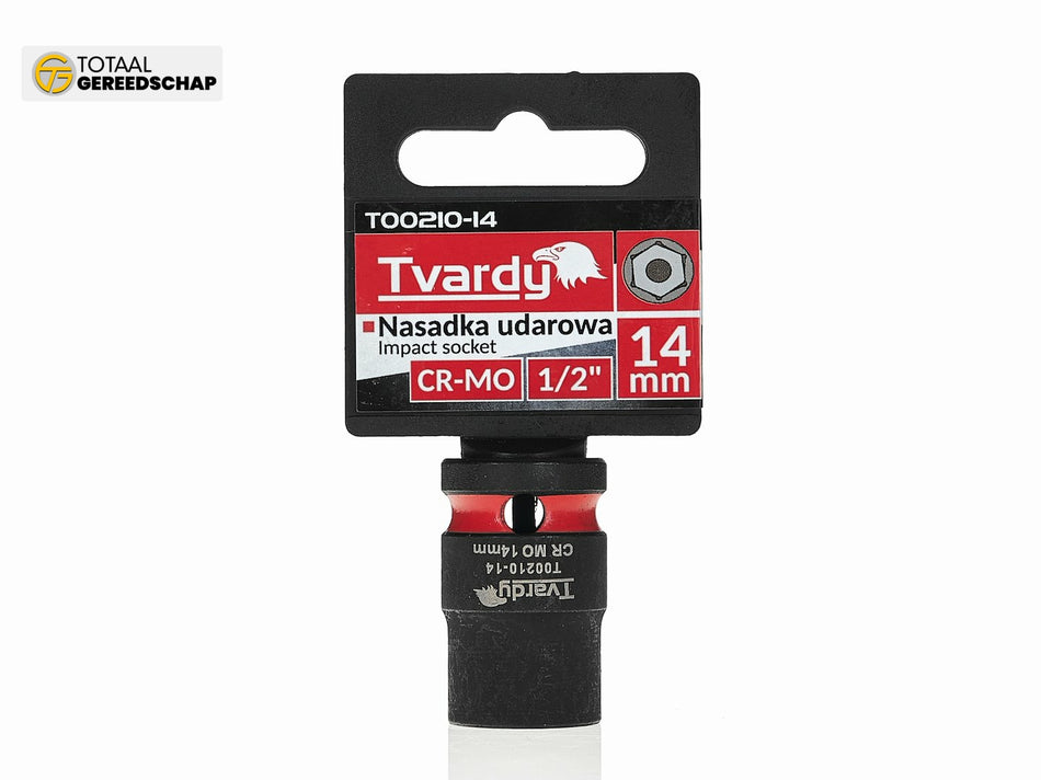 Impact socket  1/2" 6PT 14mm CR-MO