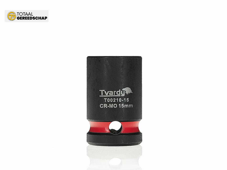 Impact socket  1/2" 6PT 15mm CR-MO