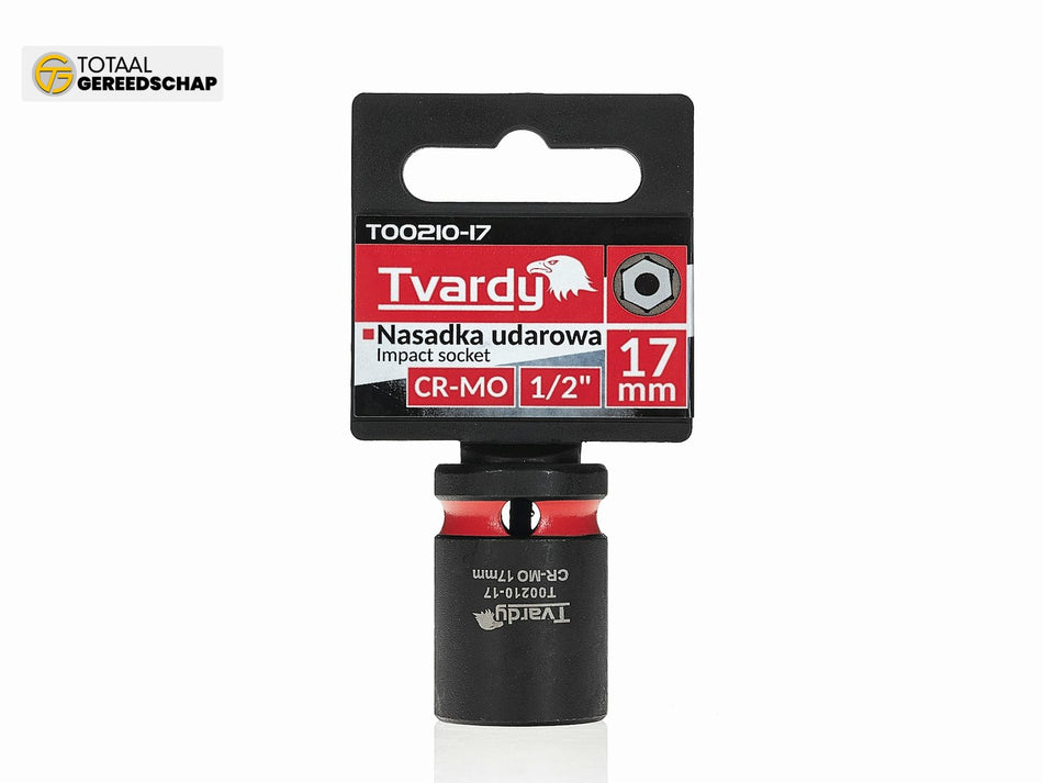 Impact socket  1/2" 6PT 17mm CR-MO