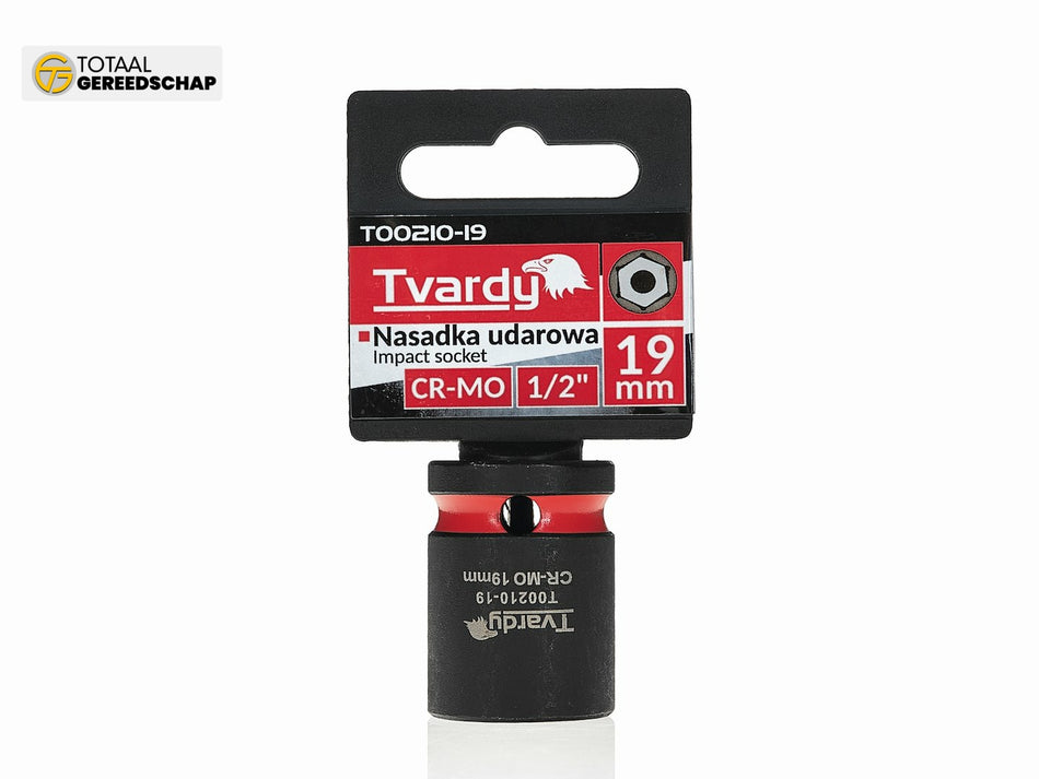 Impact socket  1/2" 6PT 19mm CR-MO