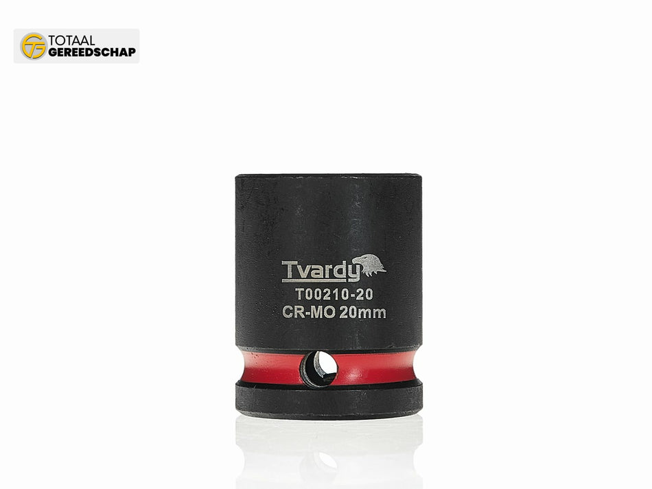 Impact socket  1/2" 6PT 20mm CR-MO