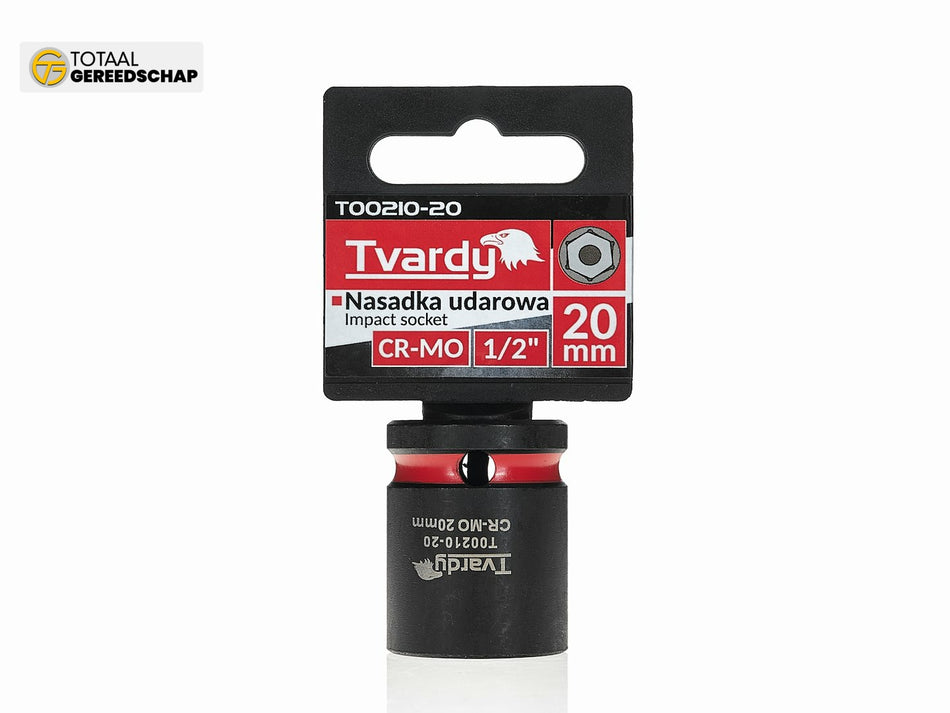 Impact socket  1/2" 6PT 20mm CR-MO