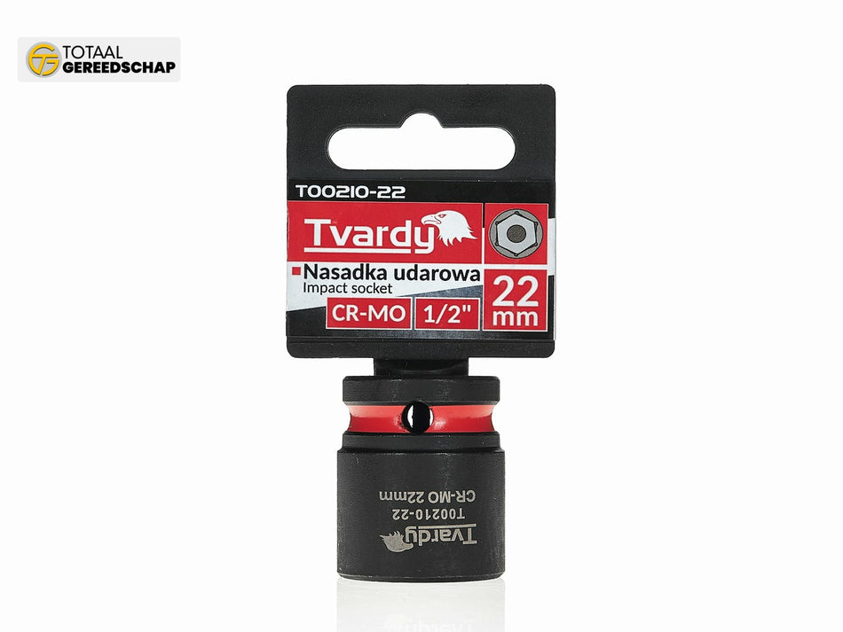 Impact socket  1/2" 6PT 22mm CR-MO