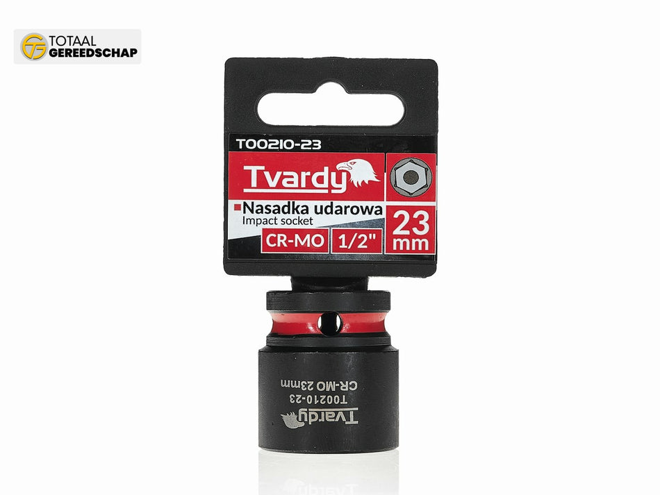 Impact socket  1/2" 6PT 23mm CR-MO