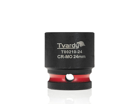Dopsleutel slag 1/2" 6-kant 24mm CR-MO