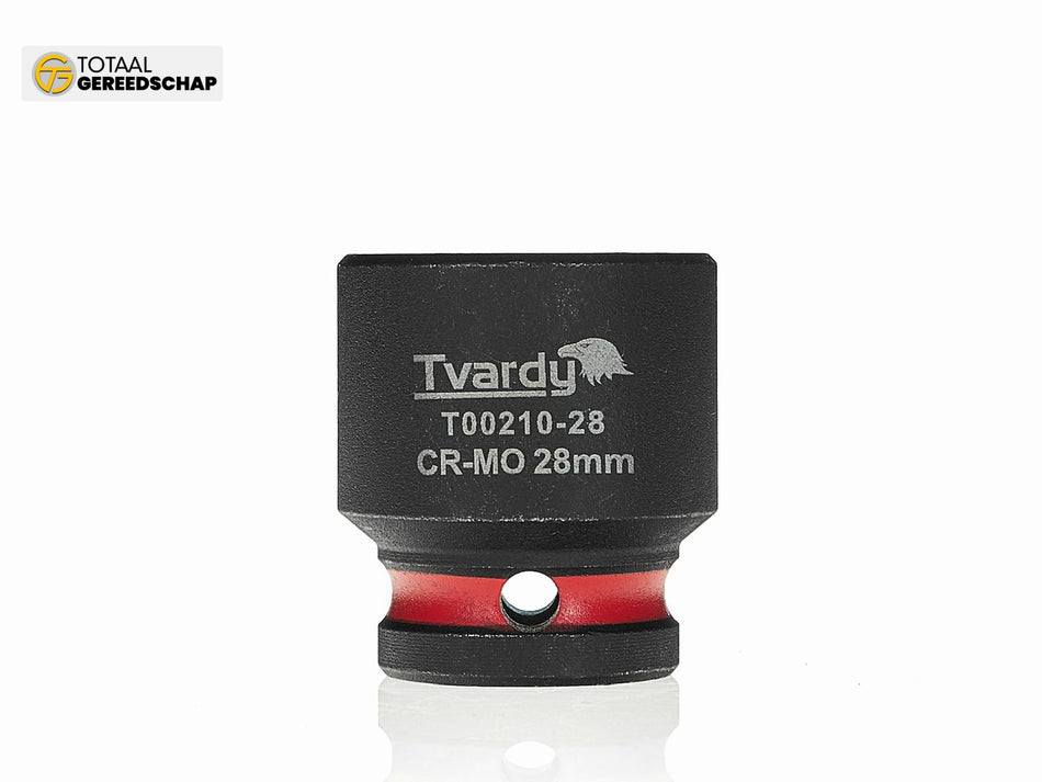 Impact socket  1/2" 6PT 28mm CR-MO