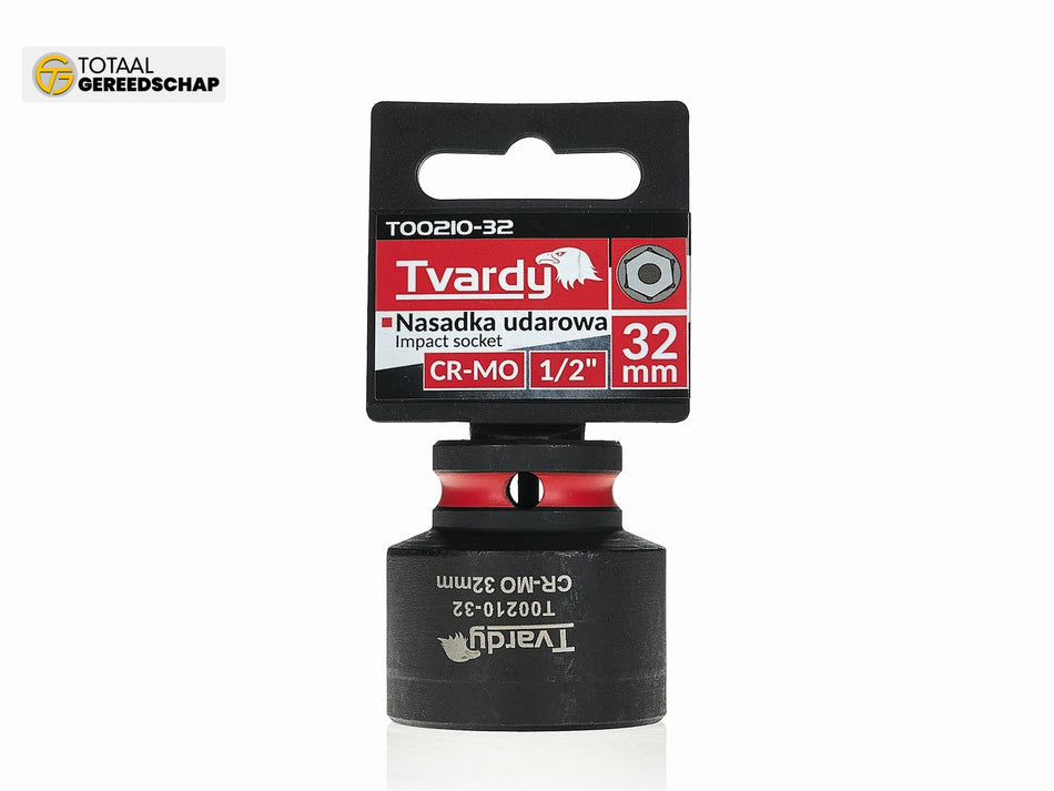 Impact socket  1/2" 6PT 32mm CR-MO