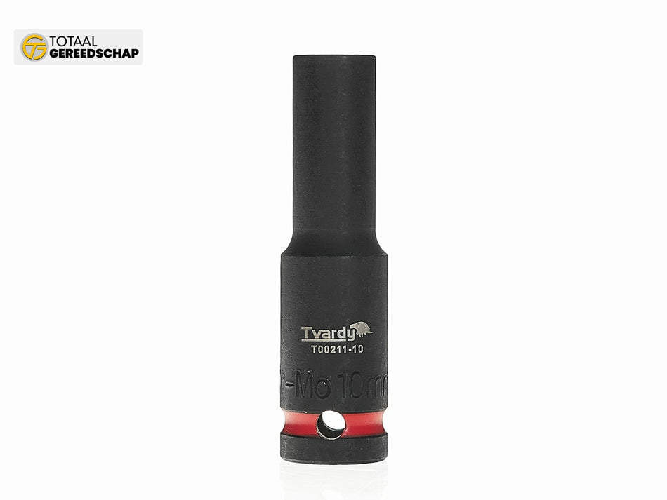 Deep impact socket  1/2" 6PT 10mm CR-MO