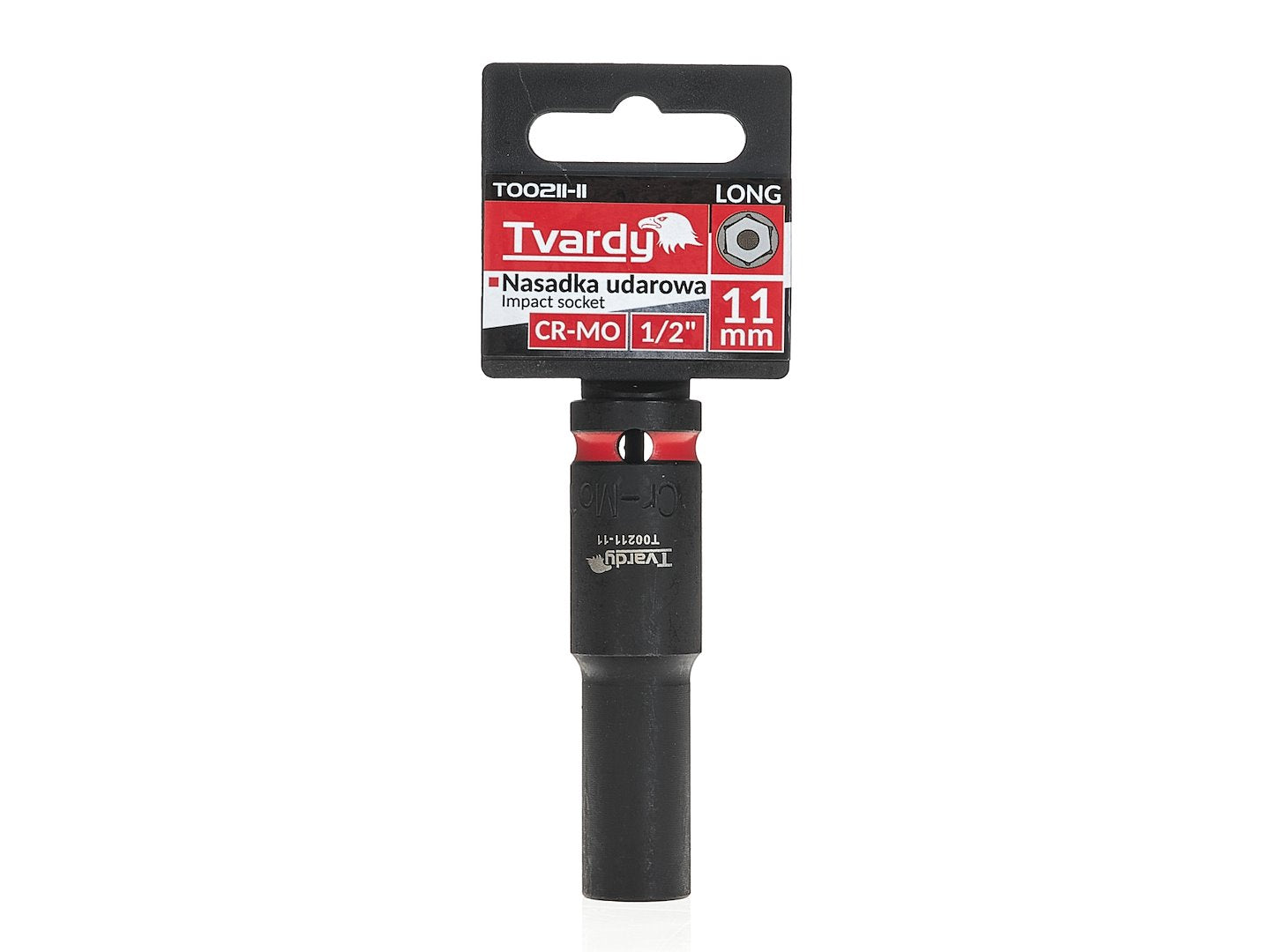 Sla-aandraaier lang 1/2" 6-kant 11mm CR-MO