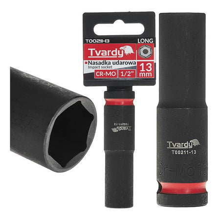Sla-aandraaier lang 1/2" 6-kant 13mm CR-MO